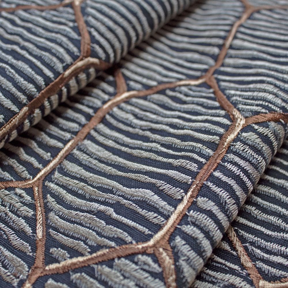 Closeup - Inro Charcoal Throw by Ann Gish | Fig Linens and Home