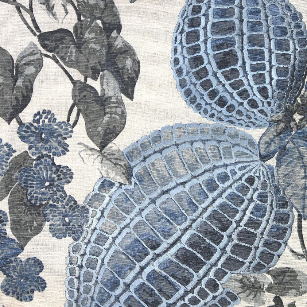 Closeup - Nature Blue Throw by Ann Gish | Fig Linens and Home