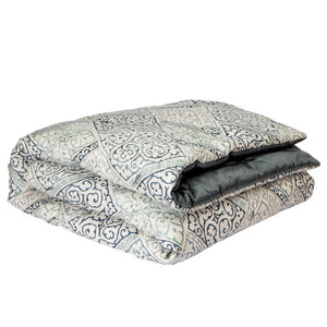 Oporto Blue Throw by Ann Gish | Fig Linens and Home