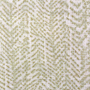 Closeup - Sage Herringbone Pillow by Ann Gish | Fig Linens