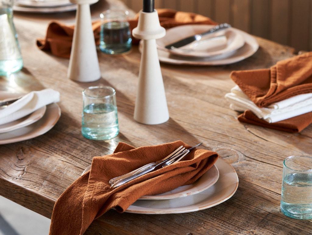 Sonoma Rust Organic Napkins by Coyuchi | Fig Linens and Home