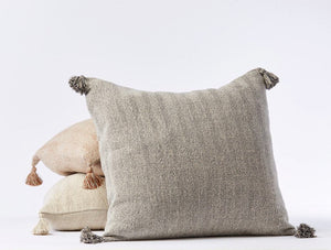 Fig Linens - Presidio Decorative Pillow by Coyuchi - Shadow