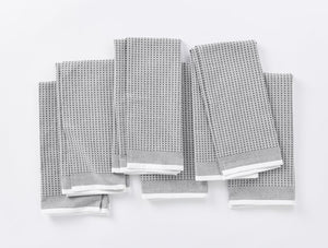 Shadow Organic Waffle Kitchen Towels by Coyuchi | Fig Linens