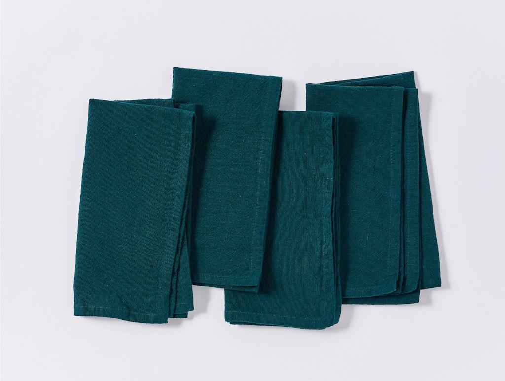 Sonoma Deep Ocean Organic Napkins by Coyuchi | Fig Linens and Home