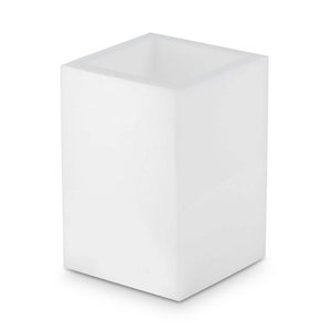 Fig Linens - White Ice Collection by Mike + Ally - Brush Holder