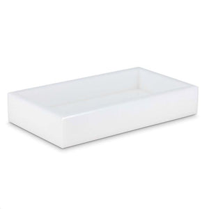 Fig Linens - White Ice Collection by Mike + Ally - Vanity Tray