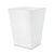 Fig Linens - White Ice Collection by Mike + Ally - Wastebasket