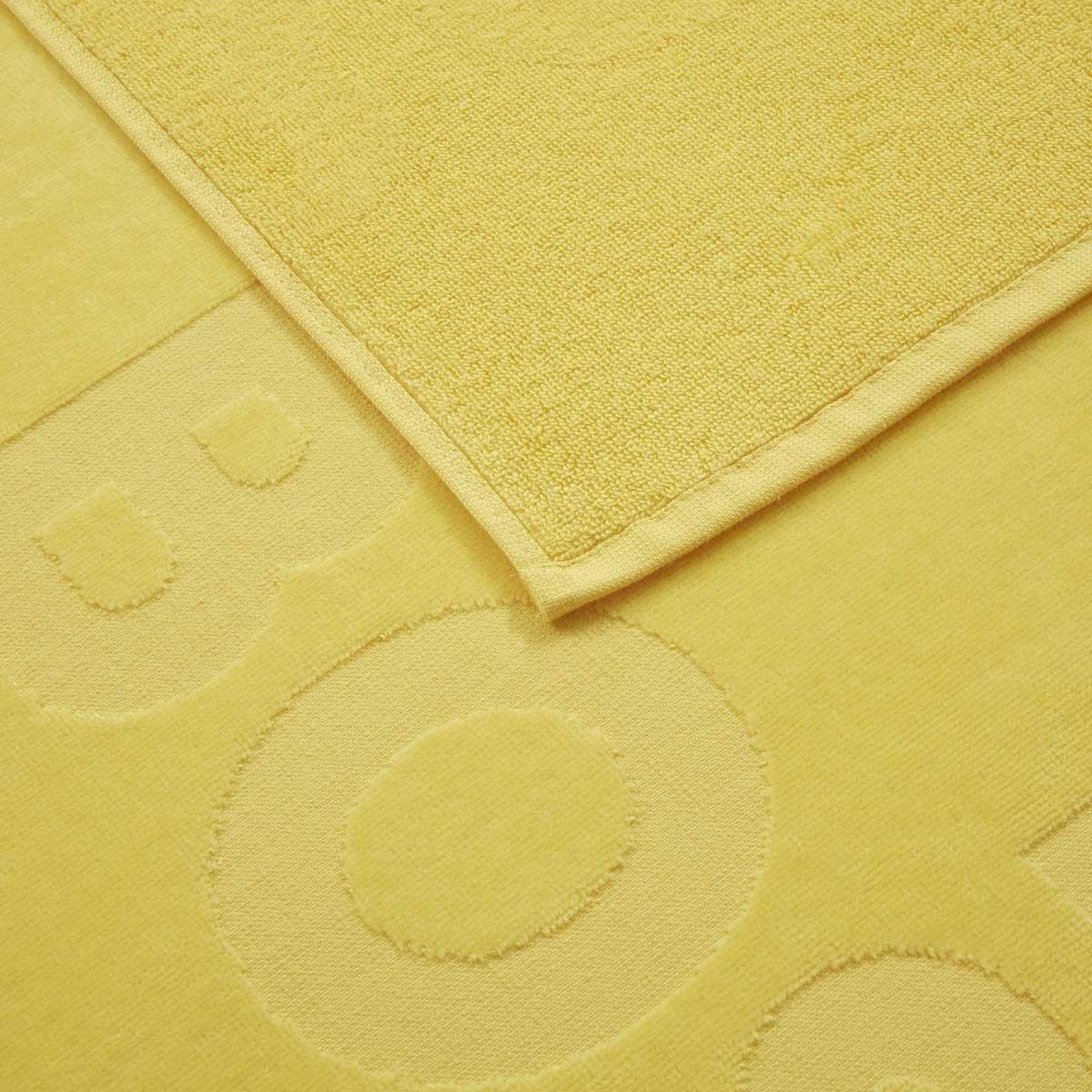 Closeup - Coast Lemon Beach Towel by Hugo Boss | Fig Linens