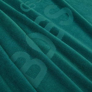 Fig Linens - Coast Teal Beach Towel by Hugo Boss - Details