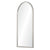 Fig Linens -Mirror Image Home - Large Silver Arched Wall Mirror - Side