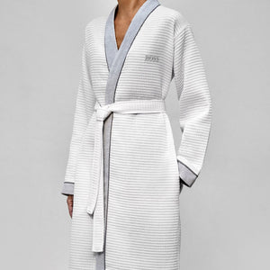 Fig Linens - Therms White Unisex Robe by Hugo Boss - Lifestyle