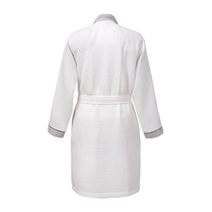 Fig Linens - Therms White Unisex Robe by Hugo Boss - Back