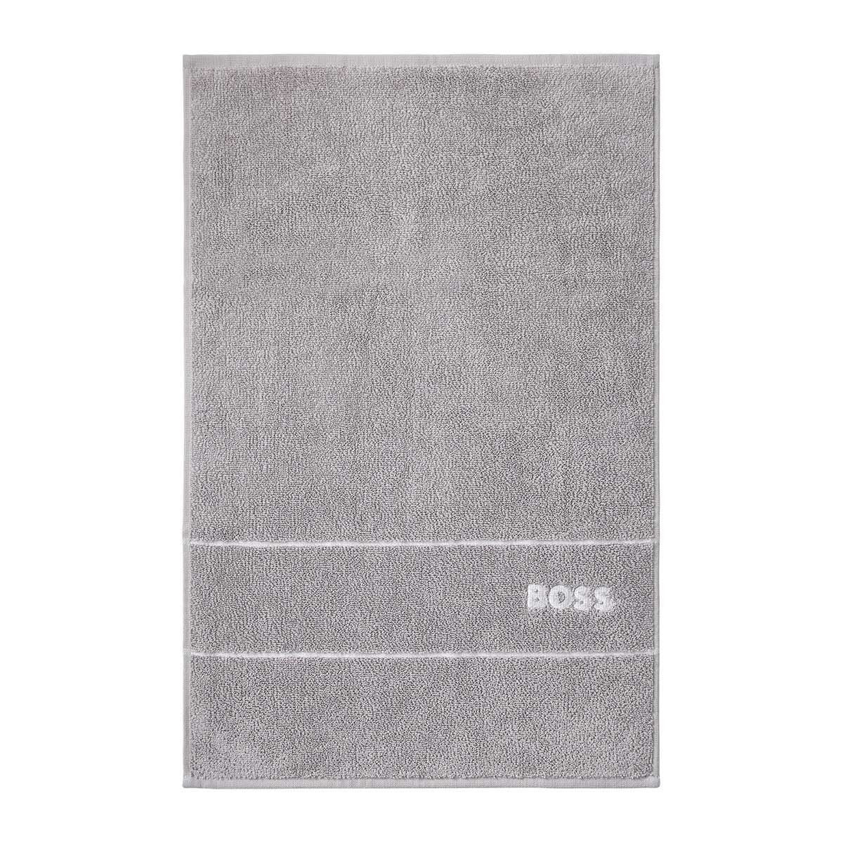 Plain Concrete Guest Towels by Hugo Boss | Fig Linens