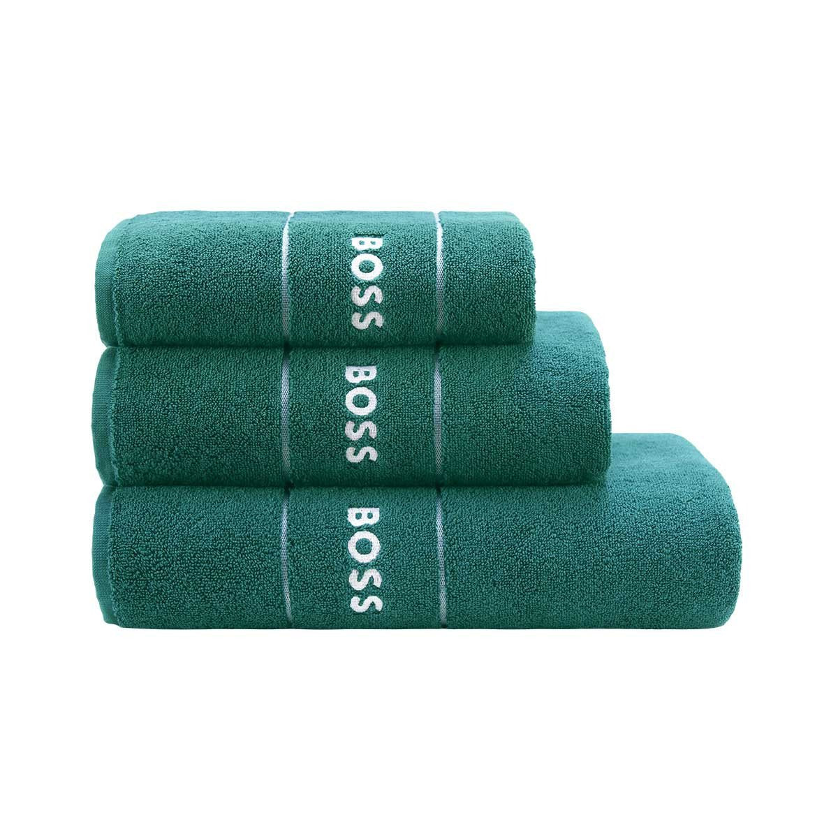Plain Everglade Bath Towels by Hugo Boss | Fig Linens