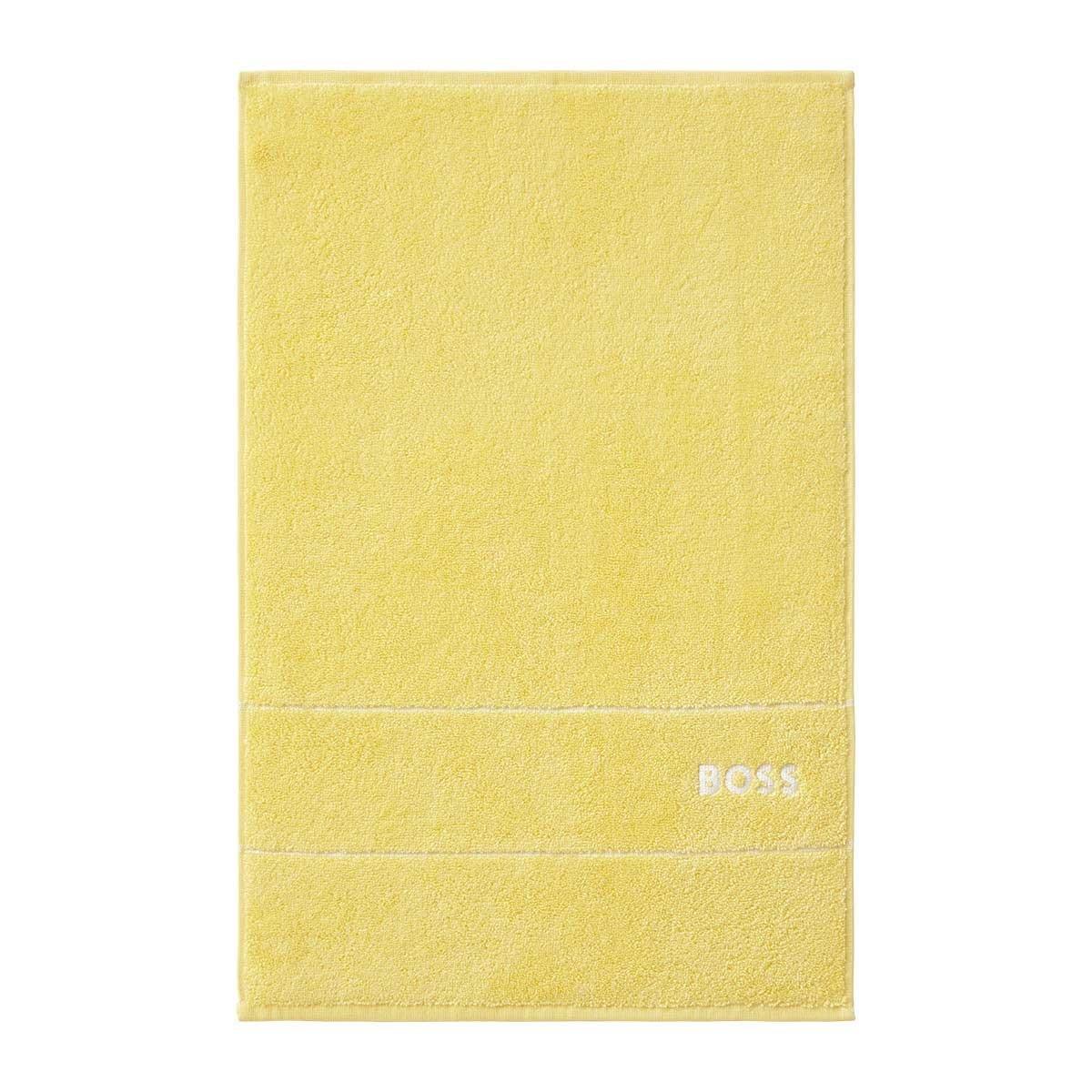 Fig Linens - Plain Limelight Bath Towels by Hugo Boss  - Guest Towel