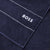 Closeup - Plain Navy Bath Towels by Hugo Boss | Fig Linens