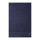 Plain Navy Bath Sheet by Hugo Boss | Fig Linens