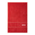 Plain Red Guest Towels by Hugo Boss | Fig Linens