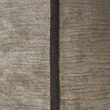 Fig Linens - Boromee Argent Decorative Pillow by Iosis - Piping