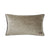 Fig Linens - Boromee Argent Lumbar Pillow by Iosis  - Back