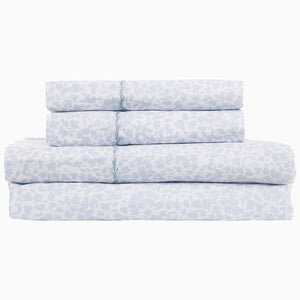 Vamika Periwinkle Bed Sheets by John Robshaw | Fig Linens