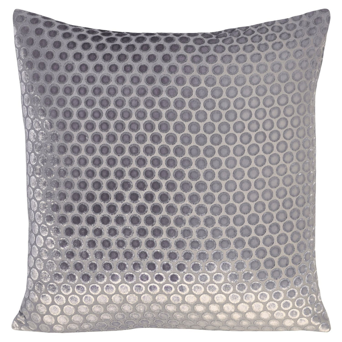 Dots Silver Gray Velvet Pillows by Kevin O&#39;Brien Studio - fig linens