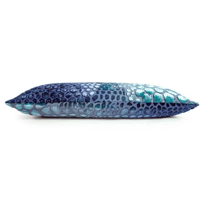 Shark Snakeskin Velvet Pillows by Kevin O'Brien Studio - Fig Linens