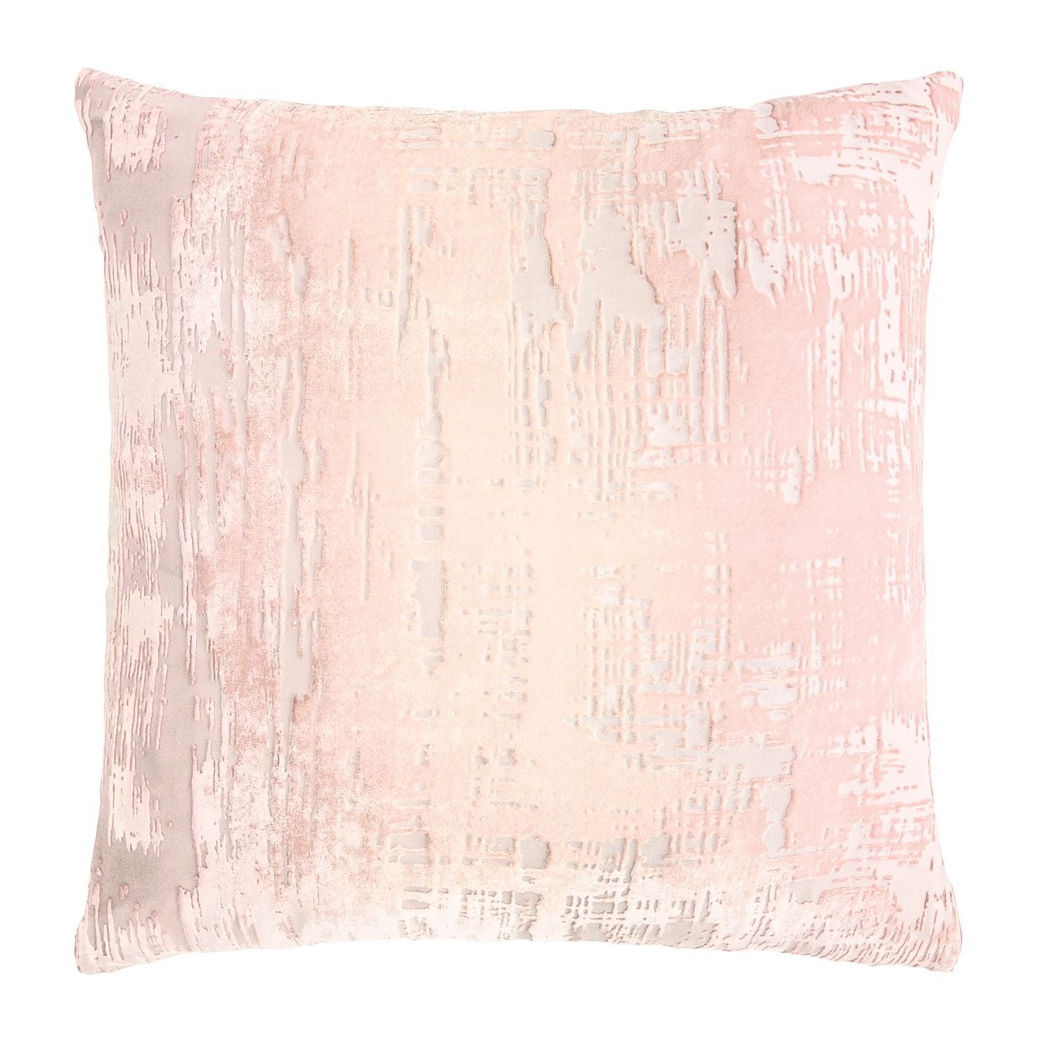 Fig Linens - Brush Stroke Blush Velvet Pillows by Kevin O'Brien Studio