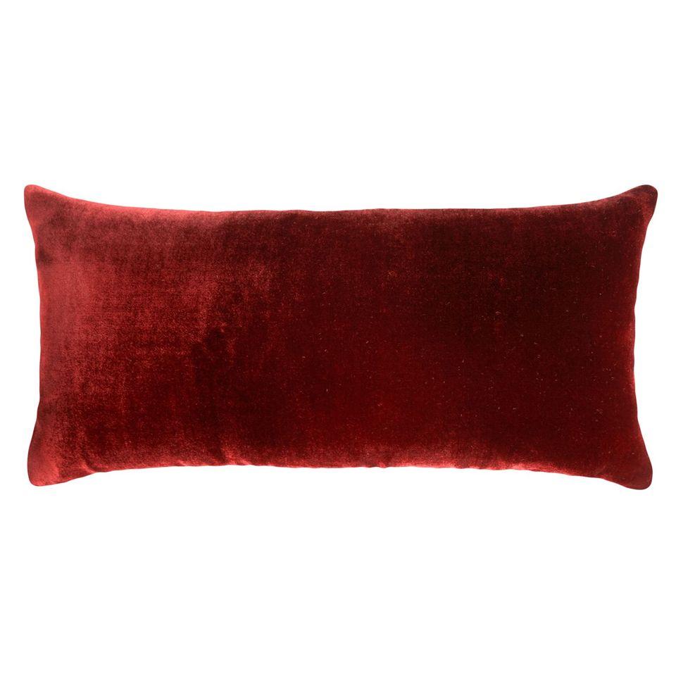 Paprika Ombre Velvet Pillow by Kevin O'Brien Studio | Fig Linens
