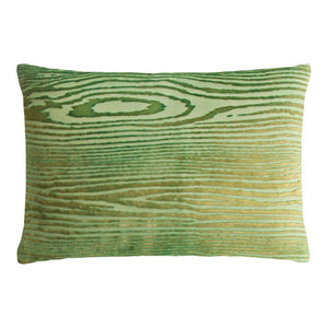 Fig Linens - Woodgrain Velvet Boudoir Pillows Kevin O'Brien Studio