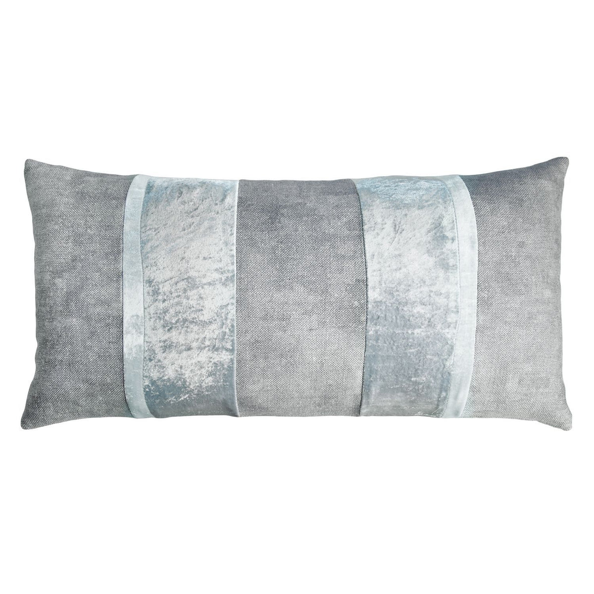 Fig Linens -Seaglass Stripe Oblong Decorative Pillow by Kevin O&#39;Brien Studio