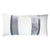 Fig Linens - Gray Stripe Oblong Decorative Pillow by Kevin O'Brien Studio