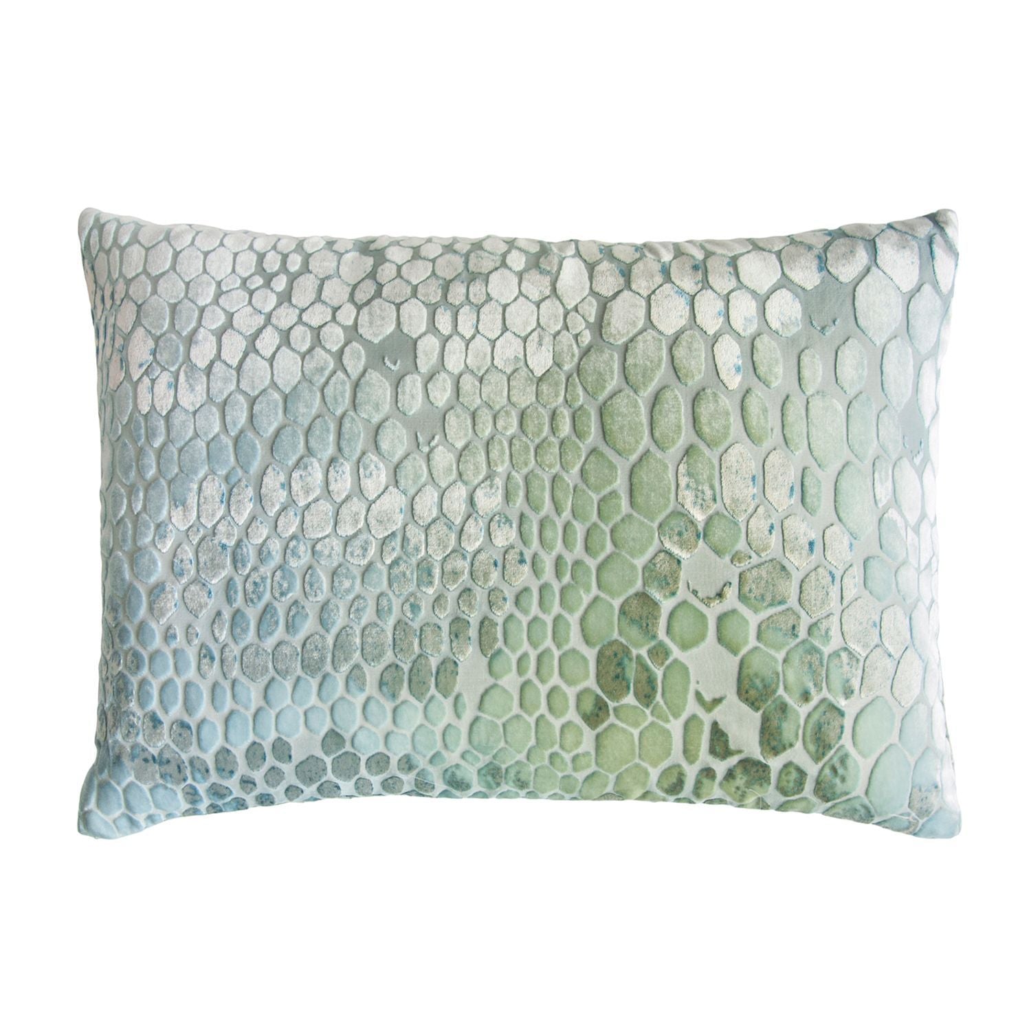 Fig Linens - Ice Snakeskin Velvet Pillows by Kevin O'Brien Studio