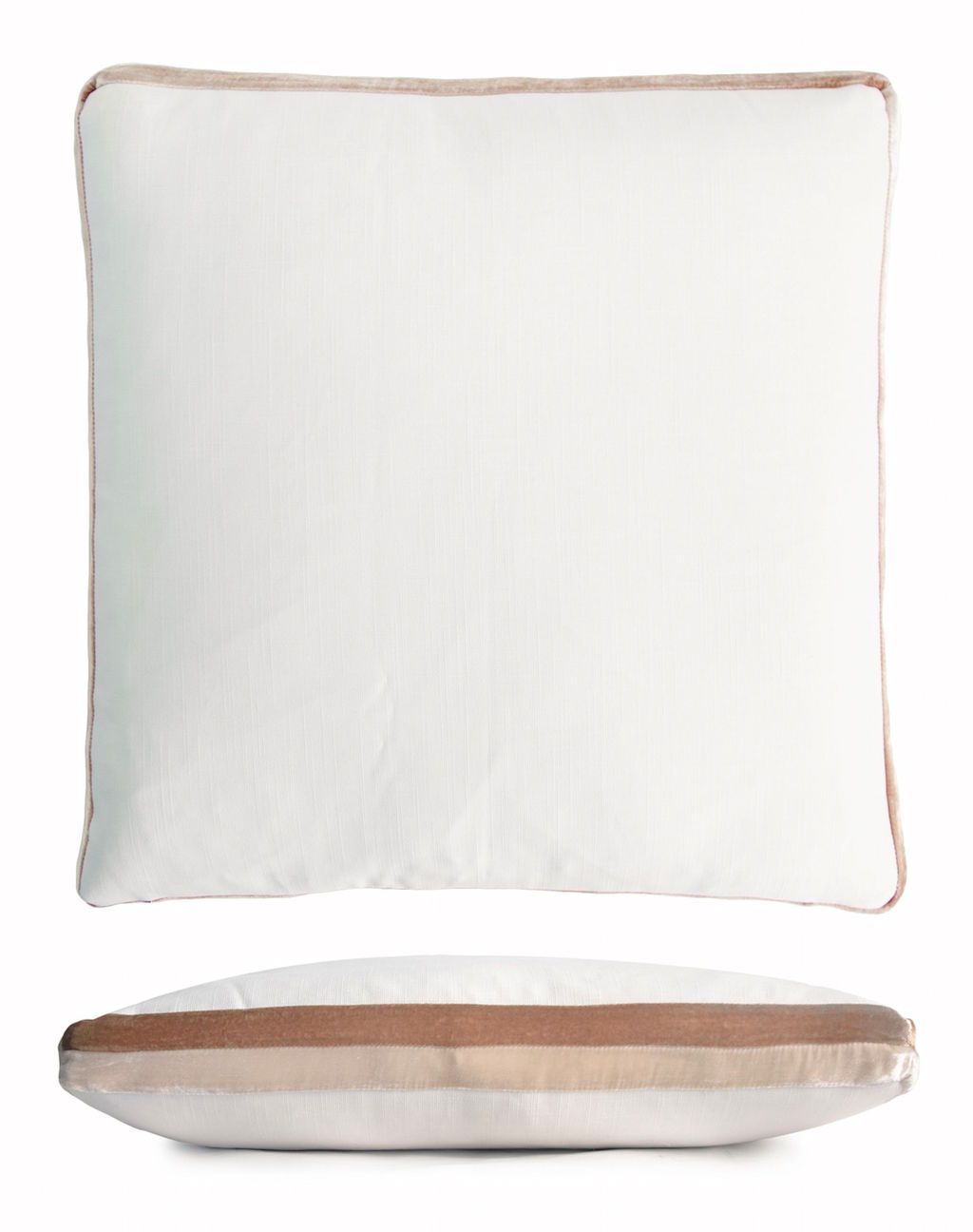 Latte Double Tuxedo Pillow by Kevin O'Brien Studio | Fig Linens
