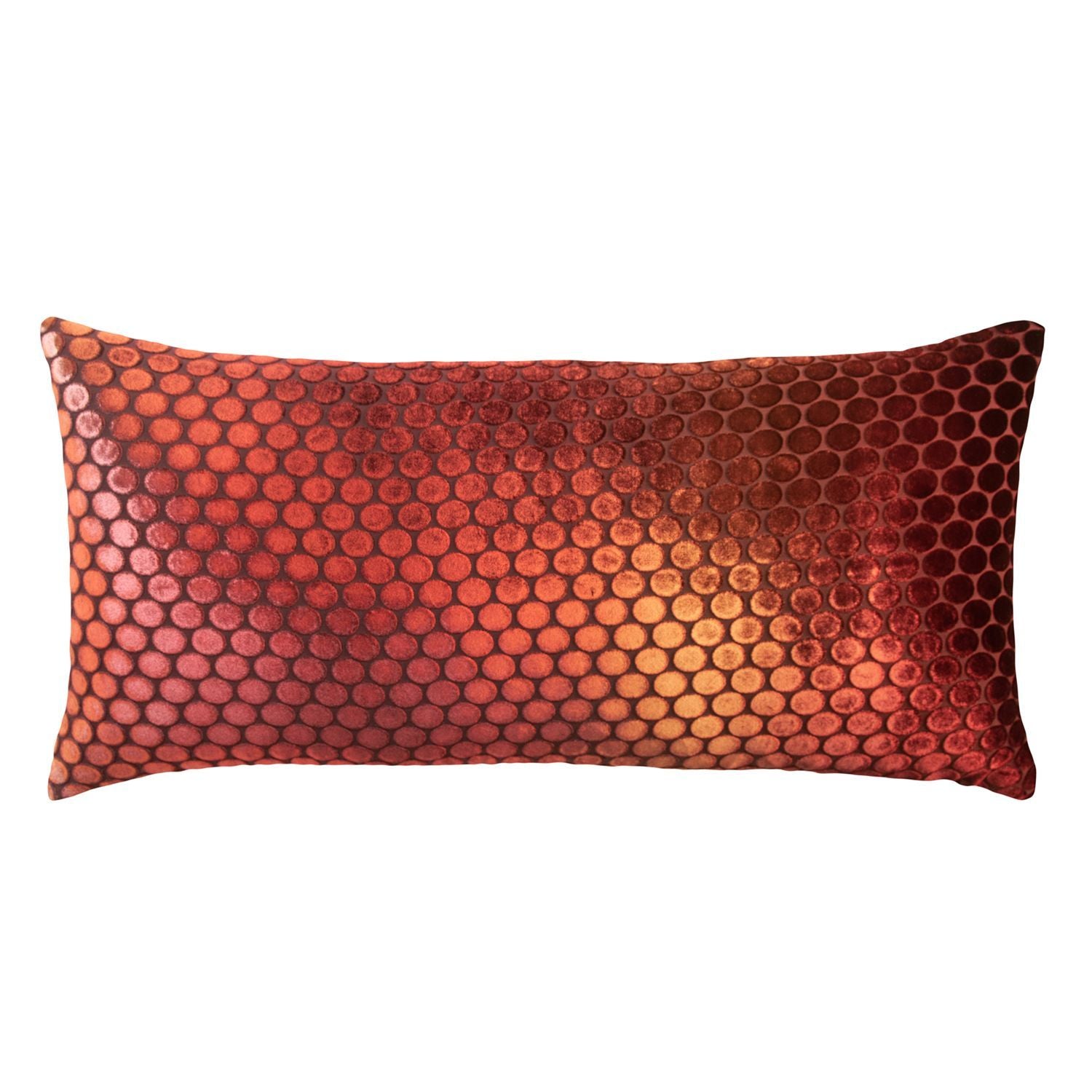 Fig Linens - Paprika Dots Boudoir Pillow by Kevin O'Brien Studio 