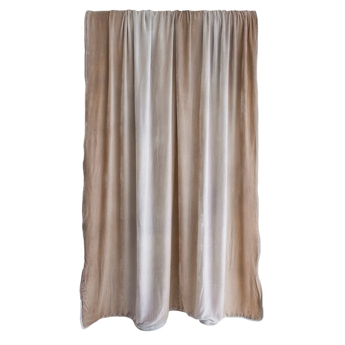 Coyote Ombre Velvet Throw by Kevin O&#39;Brien Studio | Fig Linens