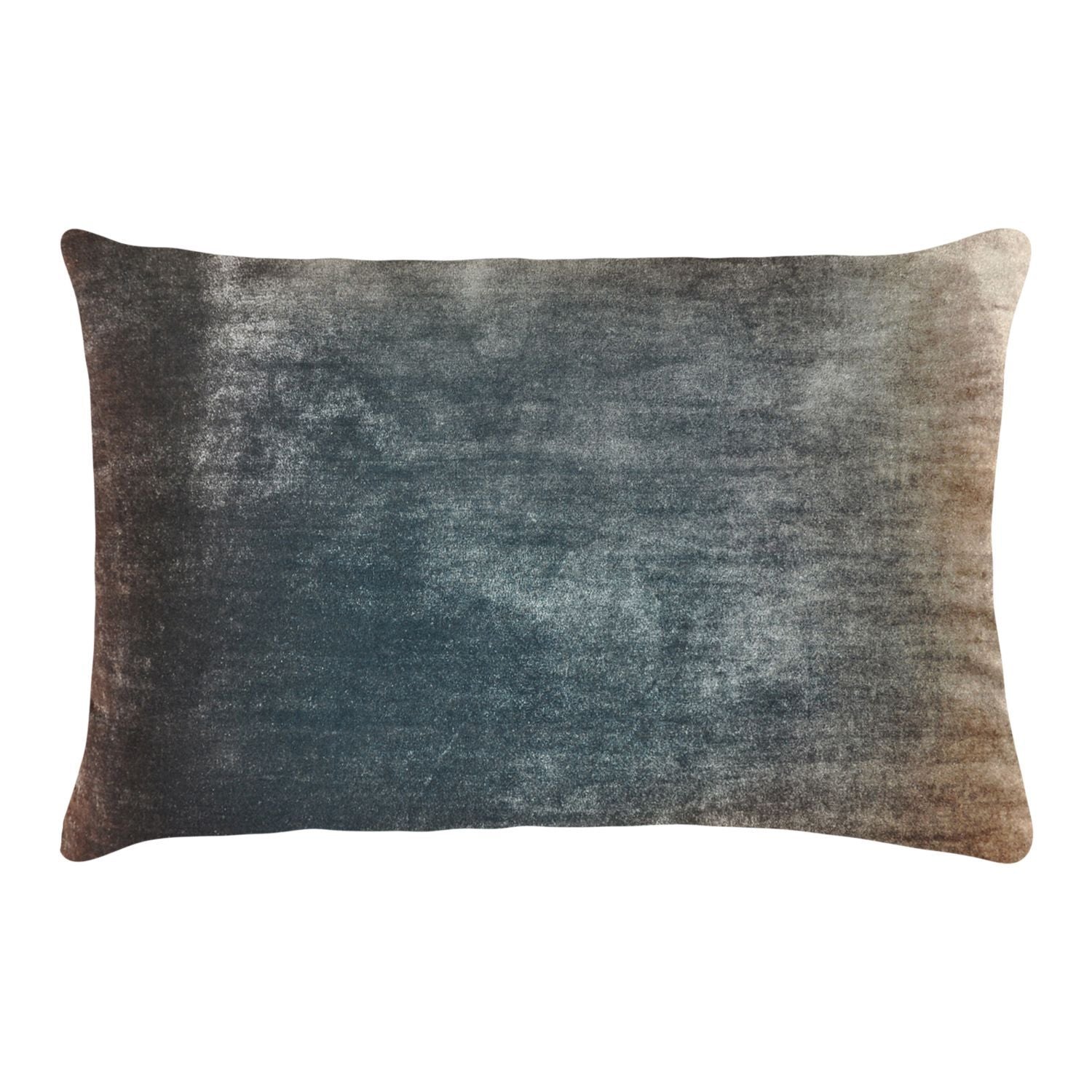 Fig Linens - Ombre Gunmetal Velvet Pillows by Kevin O'Brien Studio