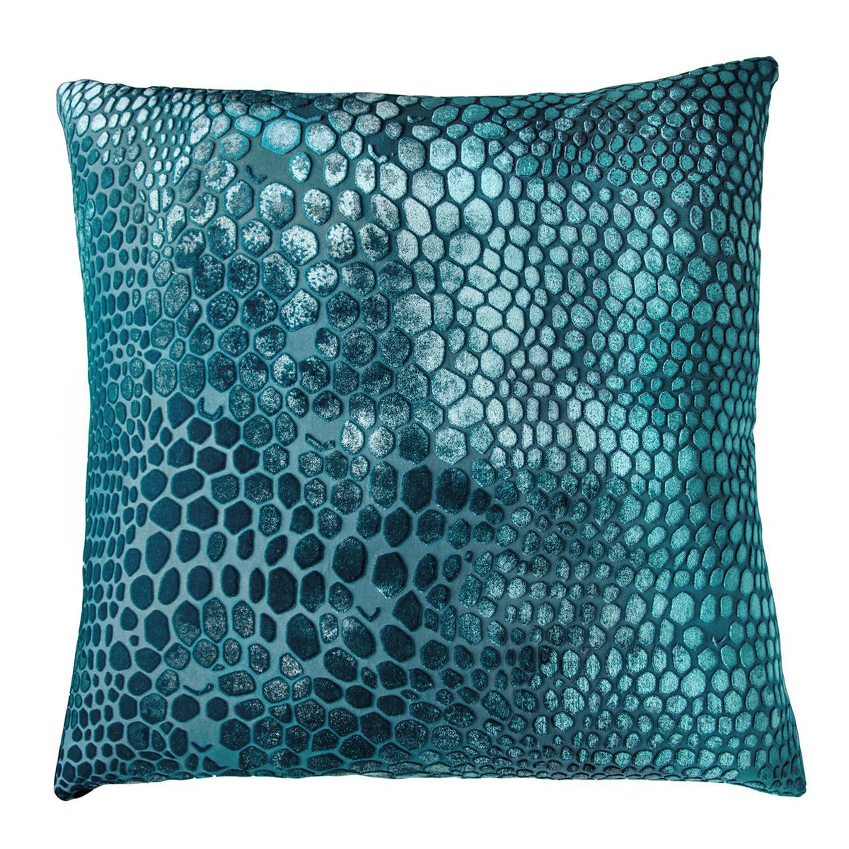 Pacific Snakeskin Decorative Pillow by Kevin O&#39;Brien Studio