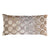 Fig Linens - Mod Fretwork Velvet Coyote Boudoir Pillows by Kevin O’Brien Studio