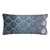 Fig Linens - Dusk Mod Fretwork Velvet Boudoir Pillows by Kevin O’Brien Studio