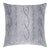 Fig Linens - Silver Grey Cable Knit Velvet Decorative Pillow by Kevin O'Brien Studio 