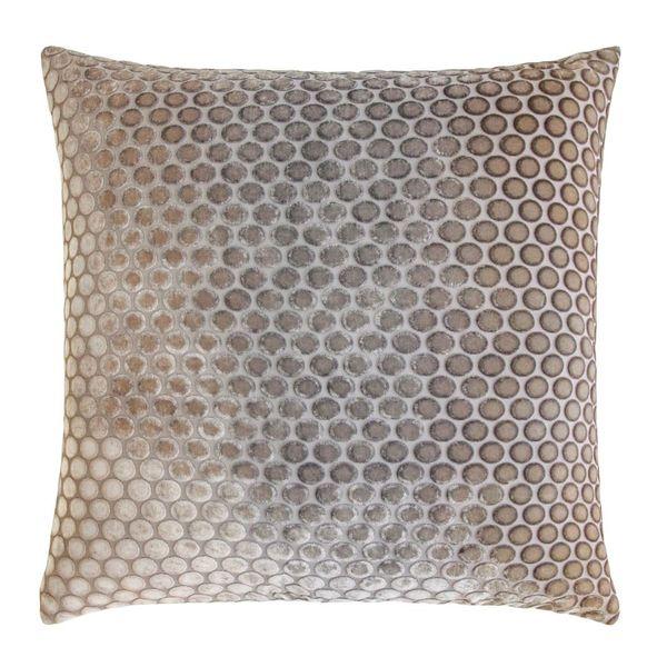 Dots Velvet Coyote Pillows by Kevin O&#39;Brien Studio - Shop pillows at Fig Linens