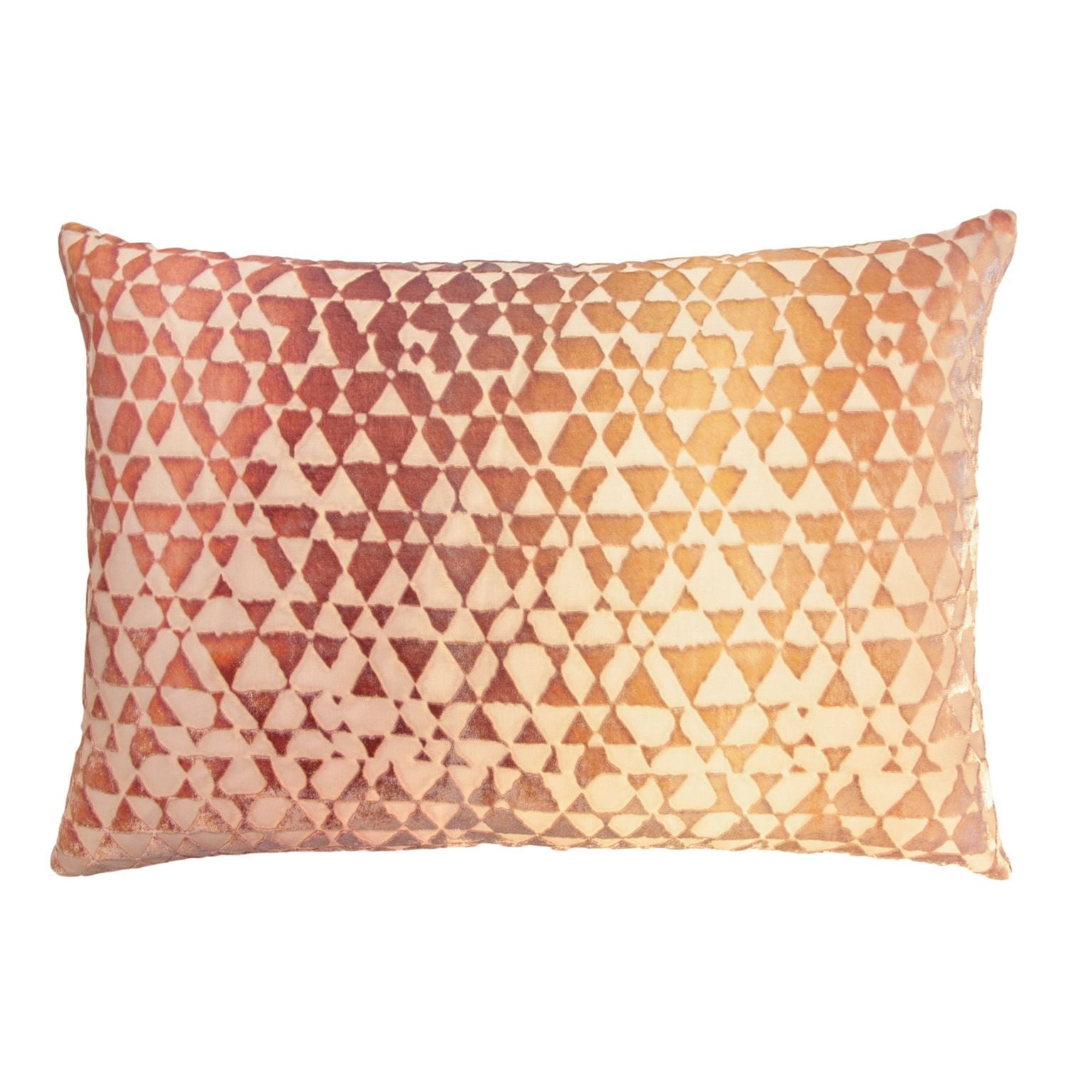 Sunstone Triangles Decorative  Pillow by Kevin O'Brien Studio | Fig Linens