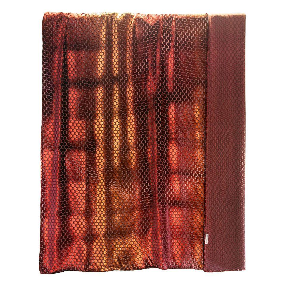 Luxury Throw - Paprika Dots Velvet Throw by Kevin O'Brien Studio | Fig Linens