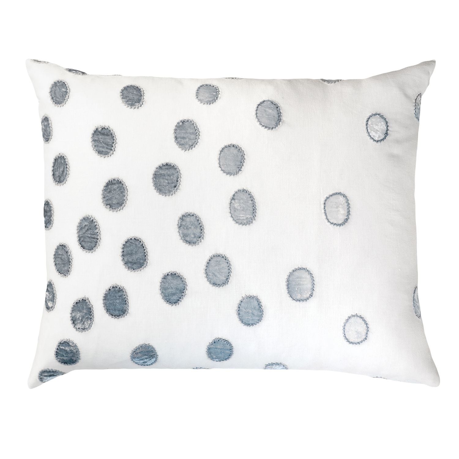 Fig Linens - Steel Ovals Velvet Pillows by Kevin O'Brien Studio