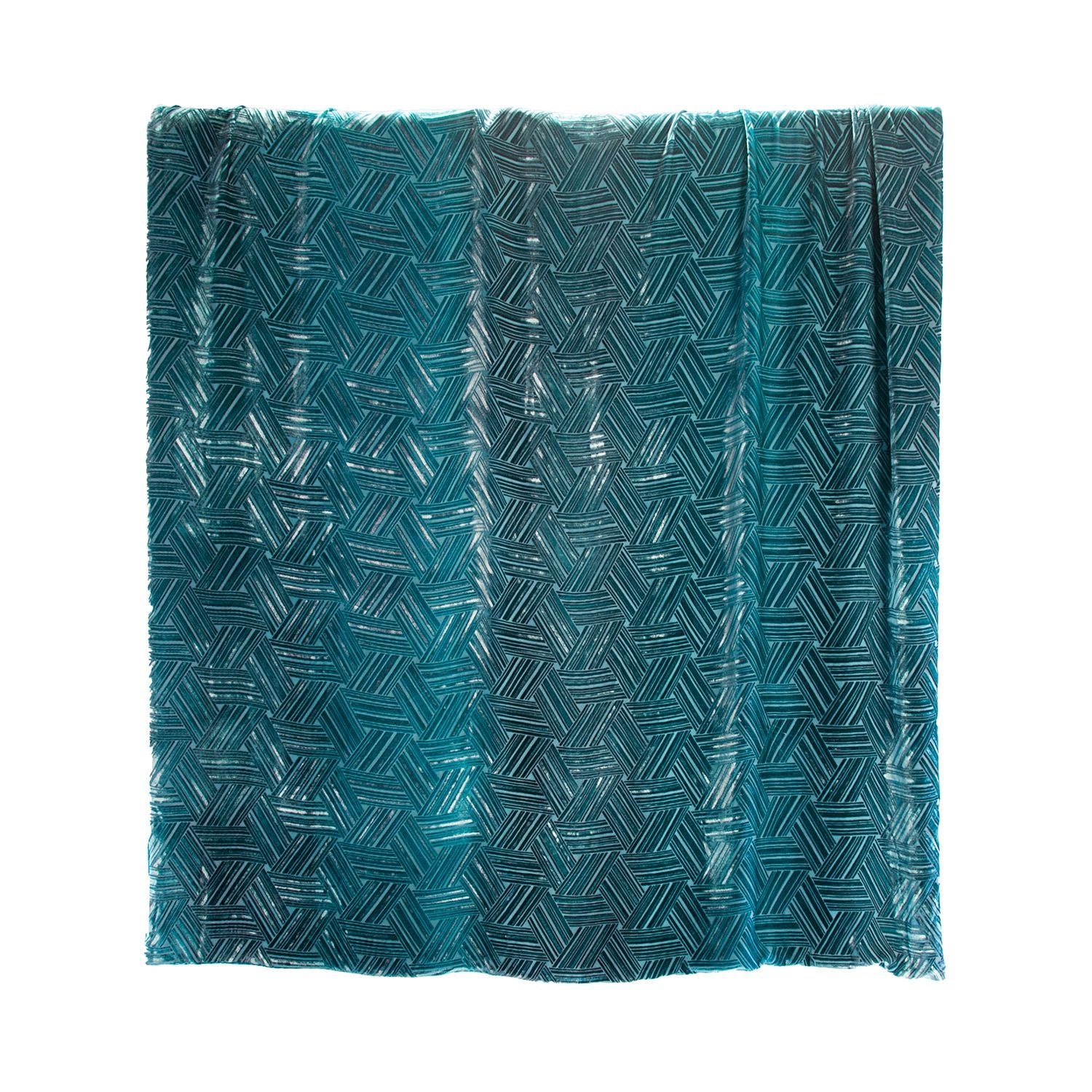 Pacific Entwined Velvet Throw by Kevin O'Brien Studio | Fig Linens
