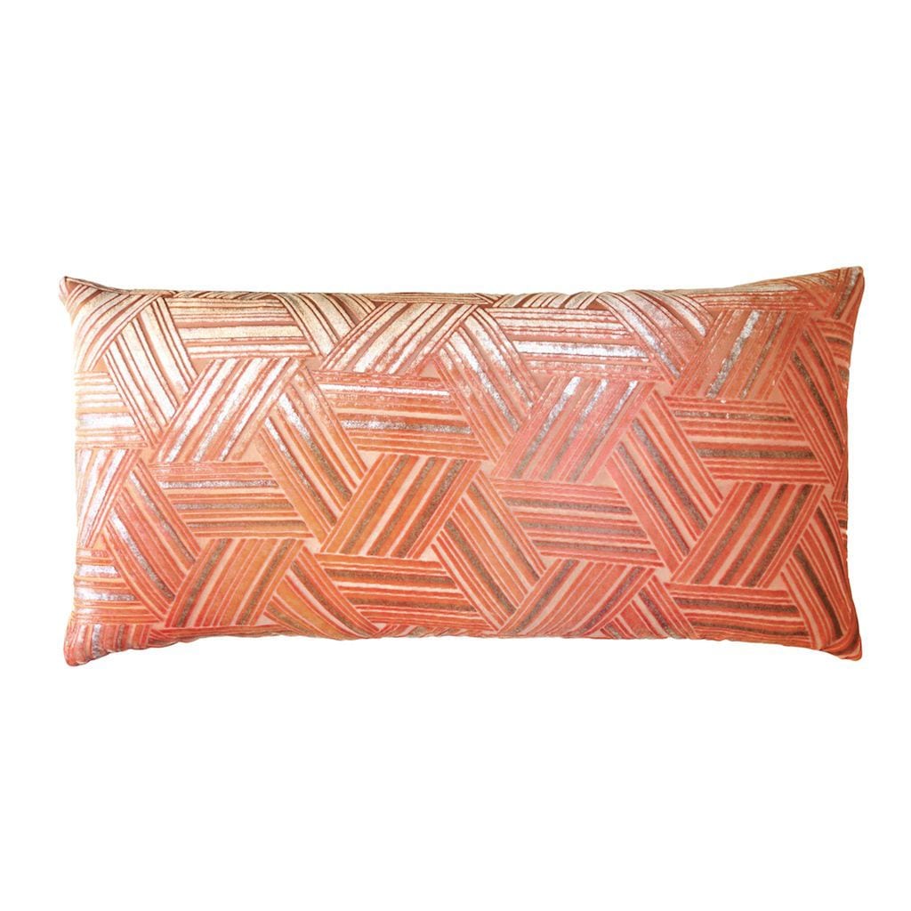 Mango Entwined Velvet Pillow by Kevin O&#39;Brien Studio | Fig Linens