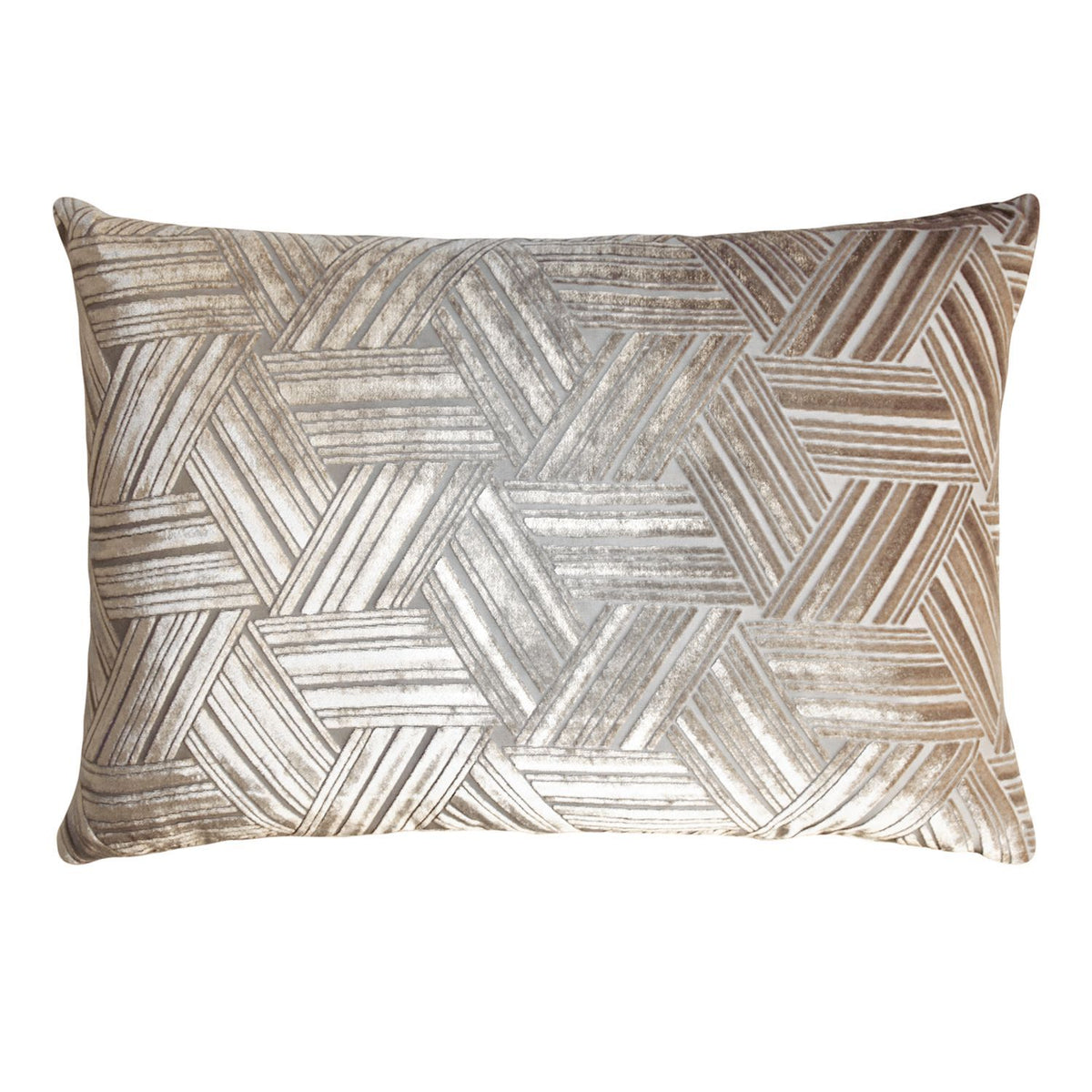 Coyote Entwined Velvet Pillow by Kevin O&#39;Brien Studio | Fig Linens