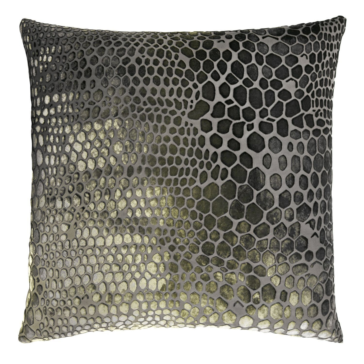 Fig Linens - Oregano Snakeskin Decorative Pillow by Kevin O&#39;Brien Studio