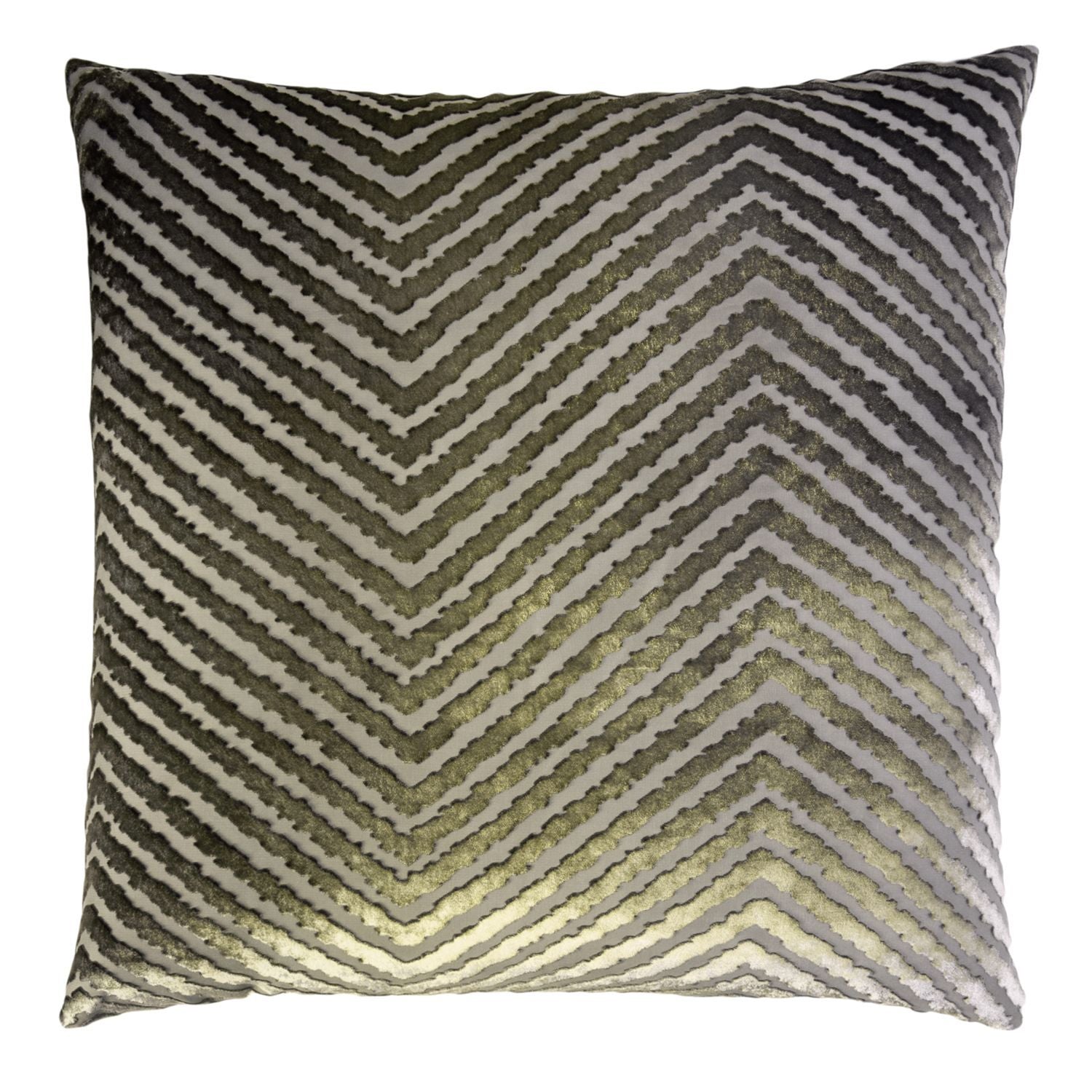 Oregano Chevron Decorative Pillow by Kevin O'Brien Studio  - Fig Linens